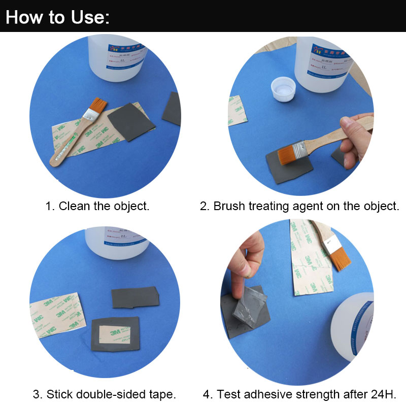 Silicone Surface Treatment Agent Primer For Double-Sided Adhesive Tape Silicone Surface Treatment Agent Primer For Double-Sided Adhesive Tape